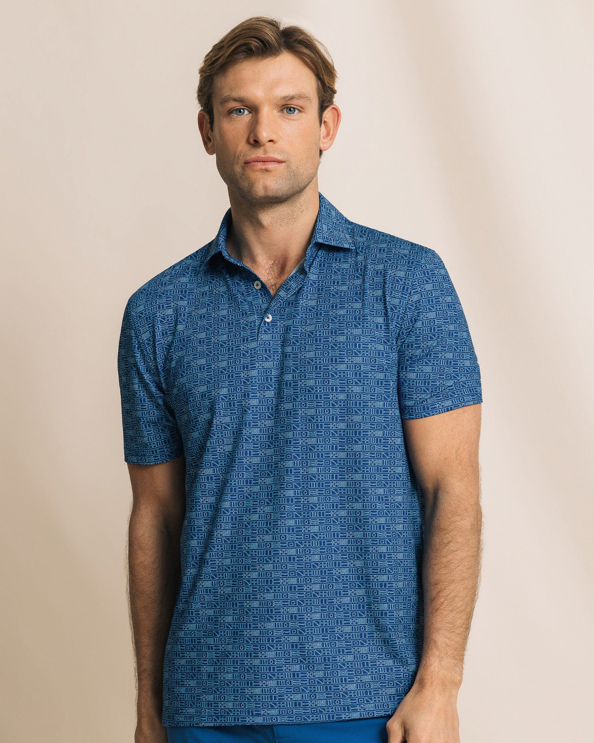 Driver ST Nautical Flag Printed Polo