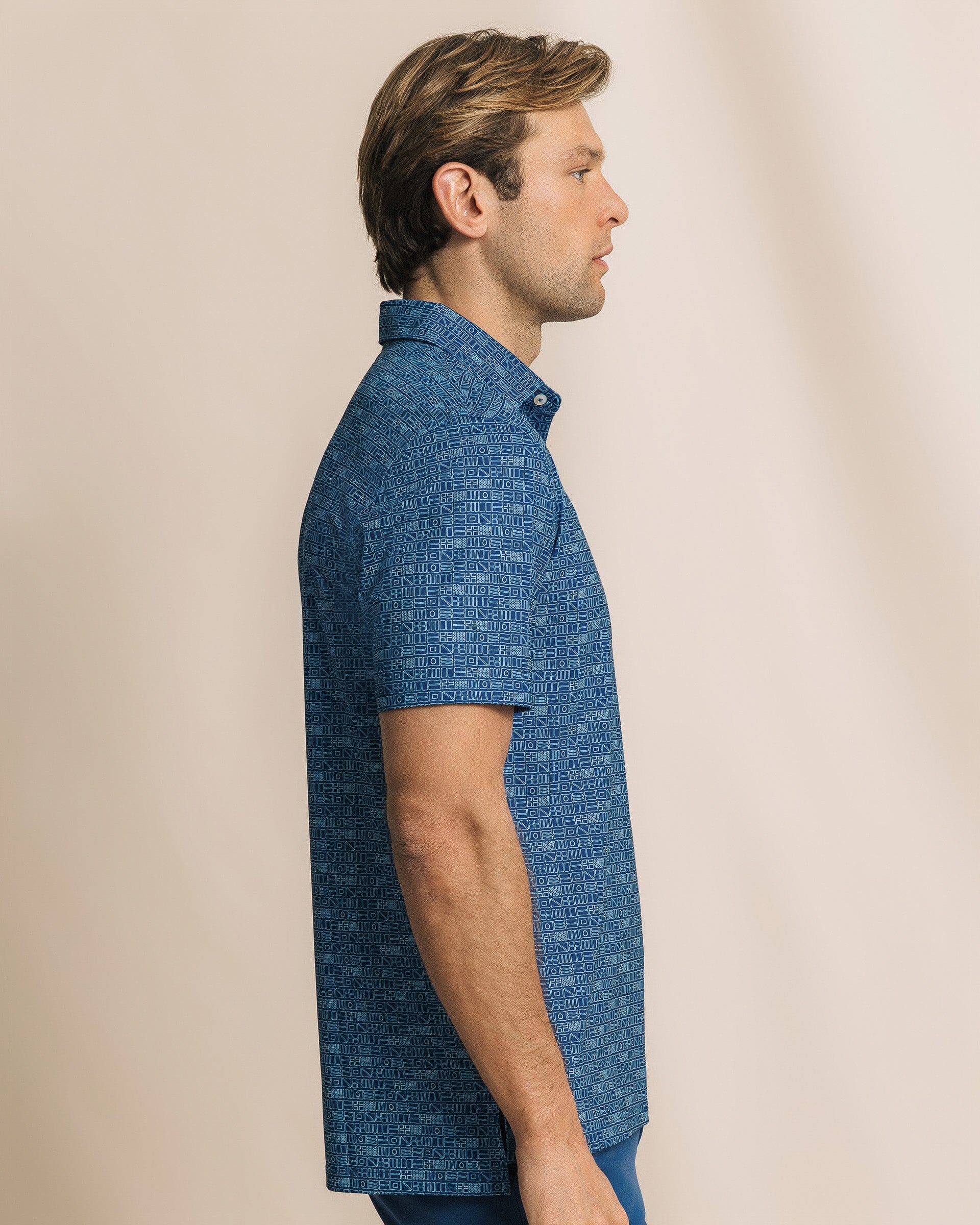 Driver ST Nautical Flag Printed Polo