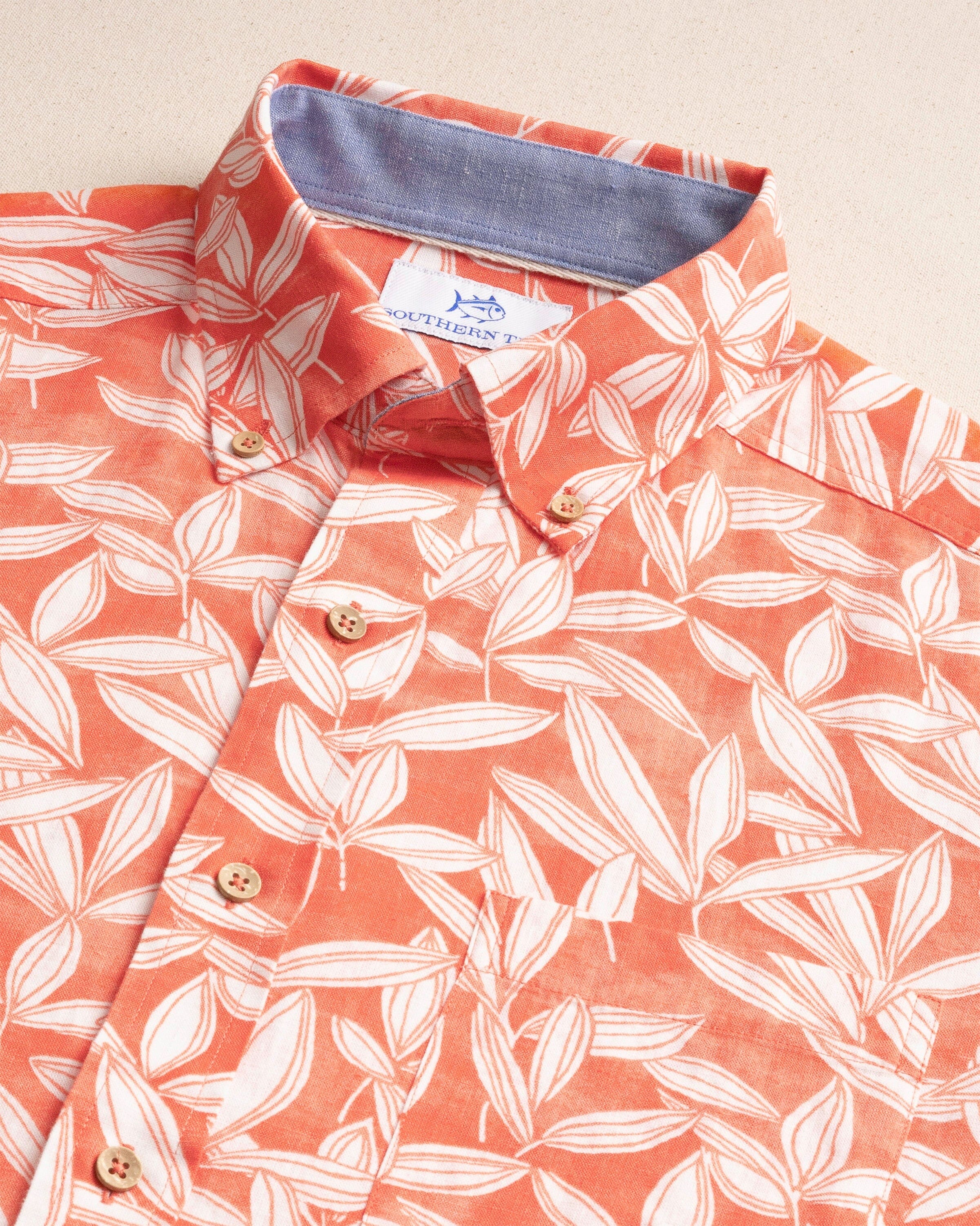 Kokomo Row Linen Rayon Short Sleeve Sport Shirt