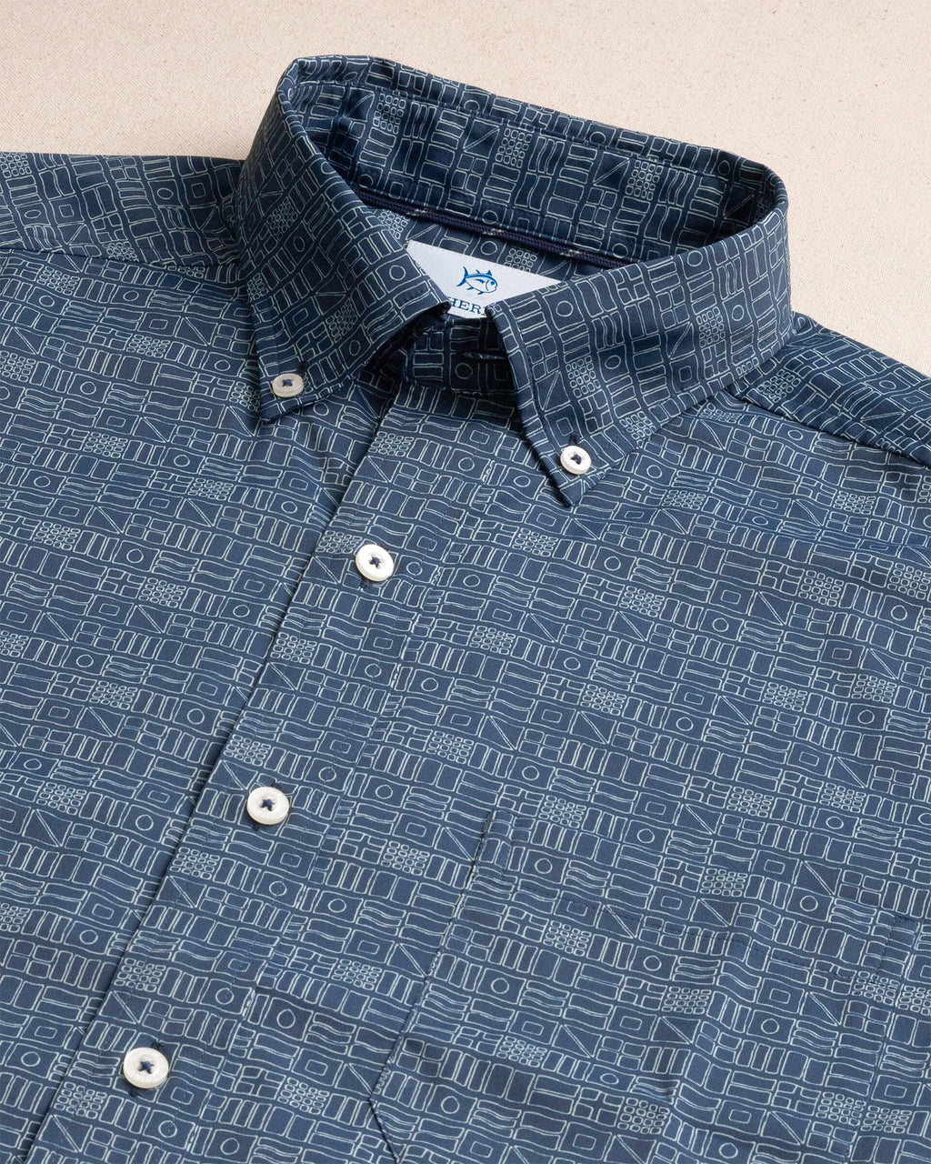 ST Nautical Flags Coastal Breeze® Short Sleeve Sport Shirt