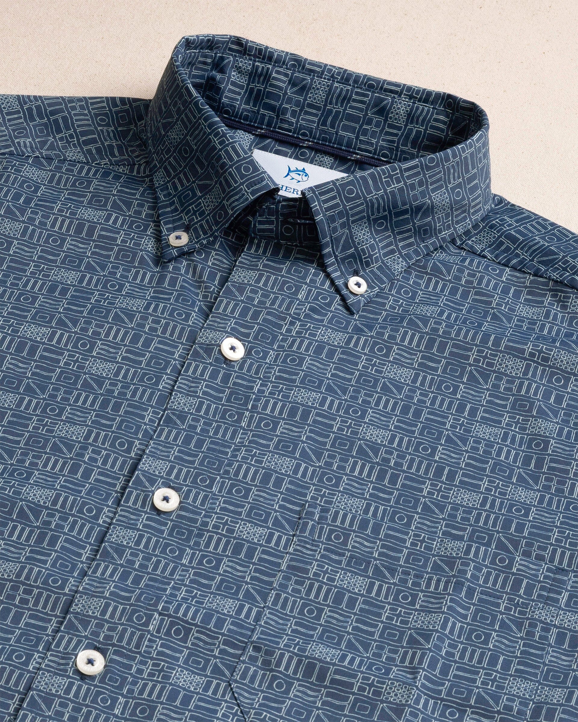 ST Nautical Flags Coastal Breeze® Short Sleeve Sport Shirt