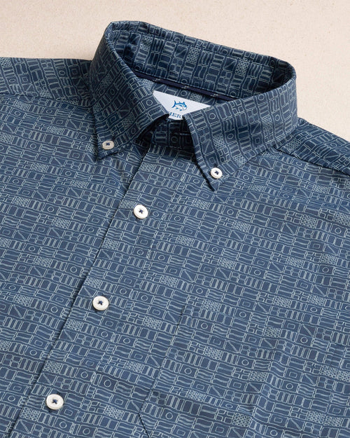 ST Nautical Flags Coastal Breeze® Short Sleeve Sport Shirt