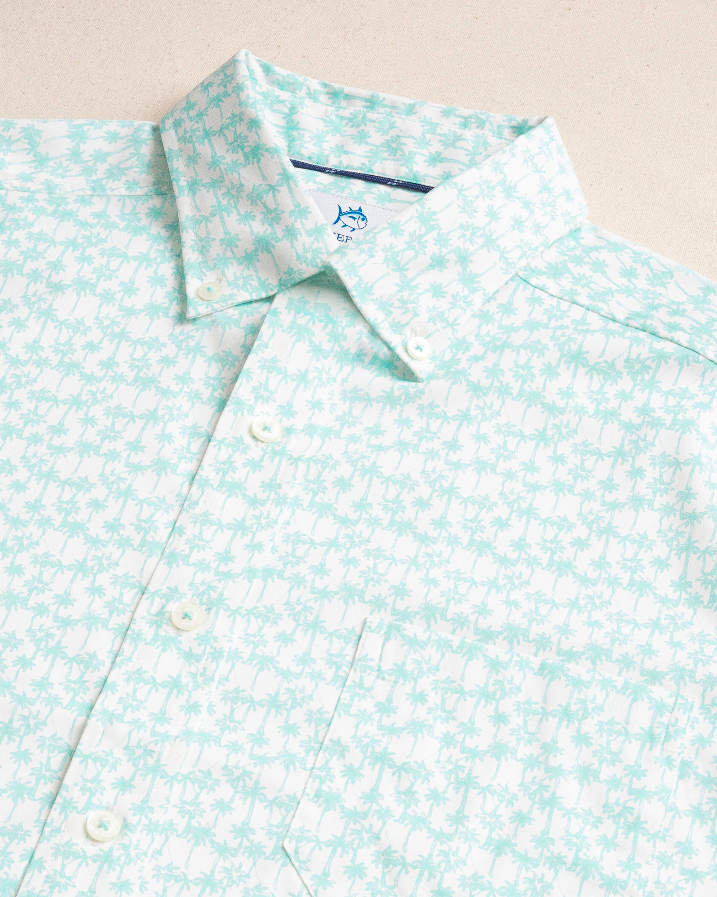 Talk To The Palm Coastal Breeze® Short Sleeve Sport Shirt